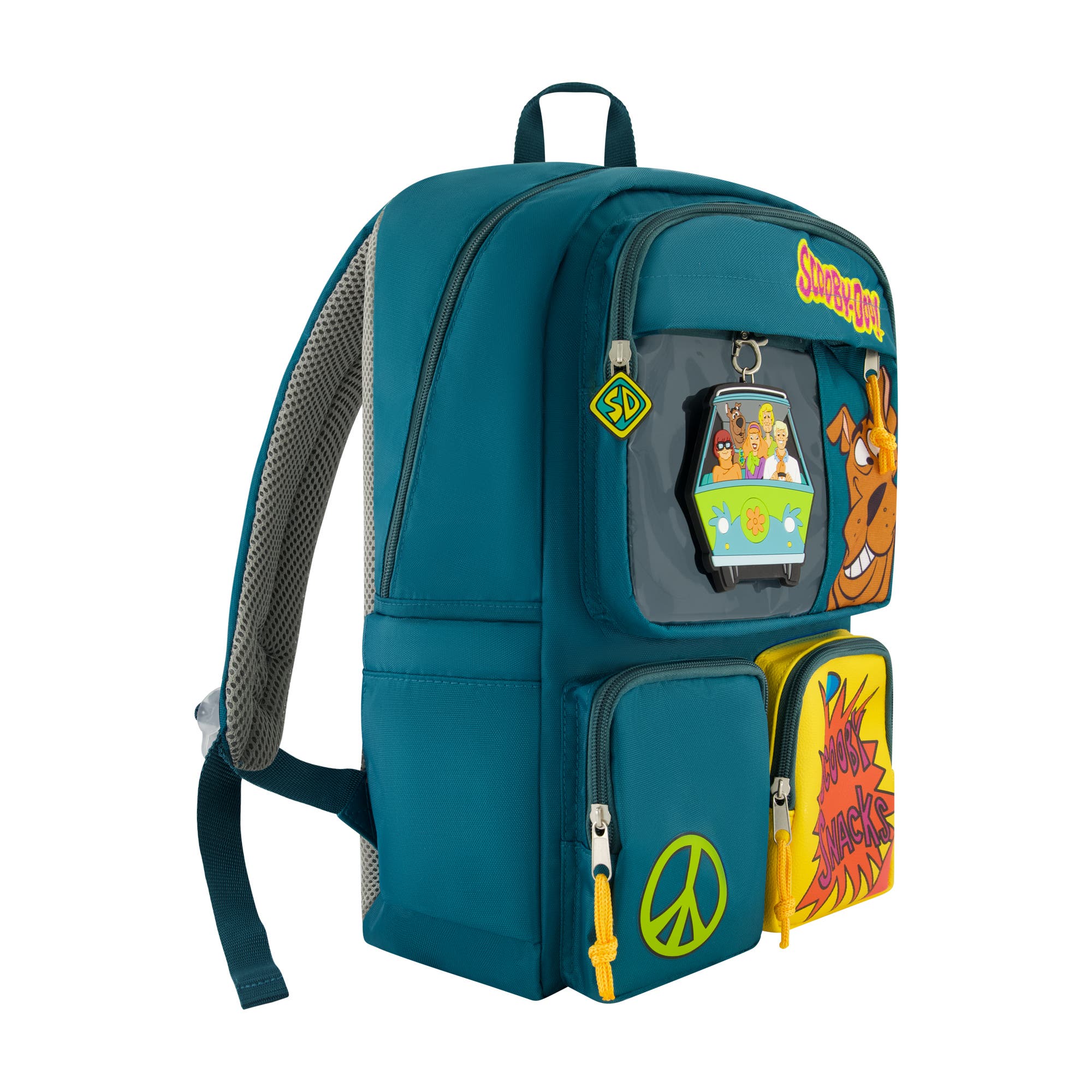 Scooby Doo Mystery Machine Pouch Backpack, Alternate, color, Green