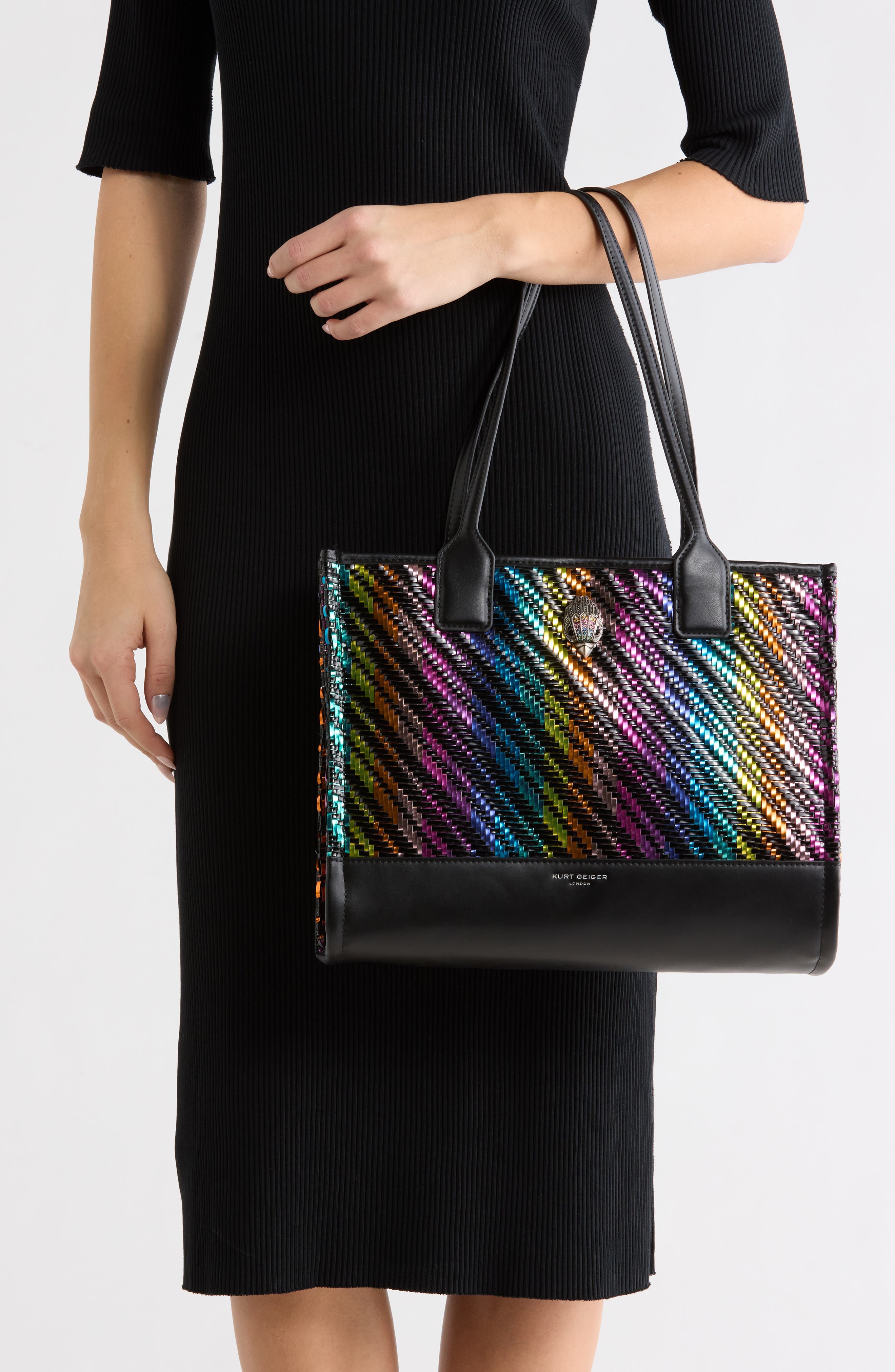 Kurt Geiger London Small Kensington Square Tote Bag, Alternate, color, 