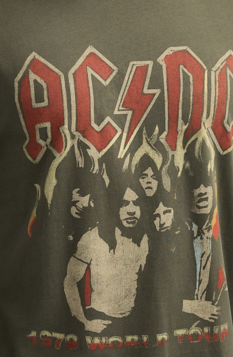 Lucky Brand AC/DC Tour Cotton Graphic T-Shirt, Alternate, color, Raven