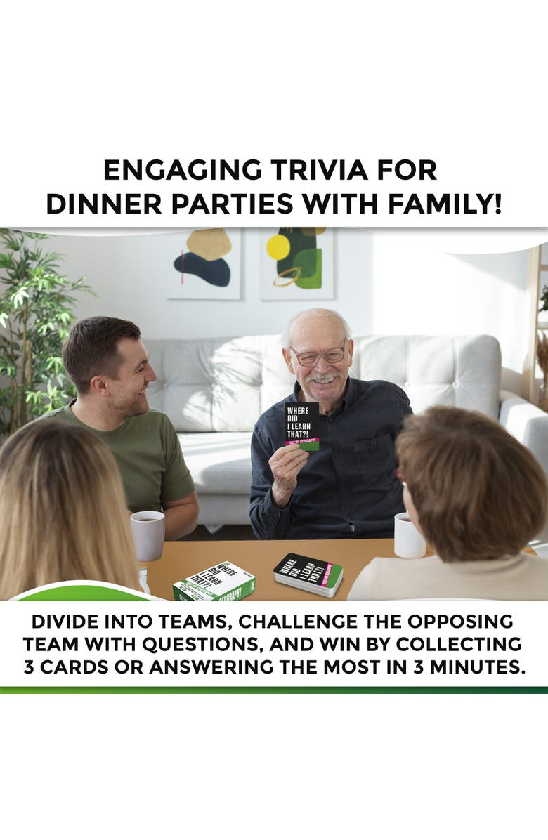 Quokka Trivia Card Games for Adults and Family, Alternate, color, 4 Set