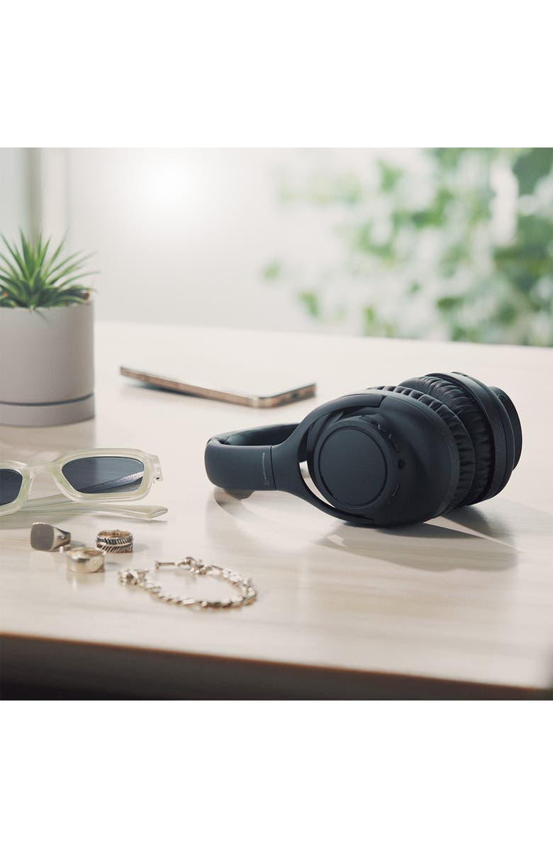 Audio-Technica ATH-S300BT Bluetooth Over-Ear Headphones, Alternate, color, Black