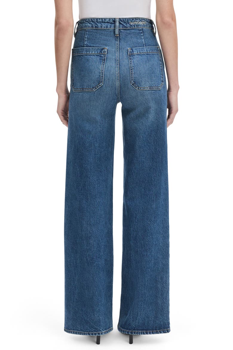 The Mischa Super High Waist Wide Leg Jeans, Alternate, color, CAMPBELL