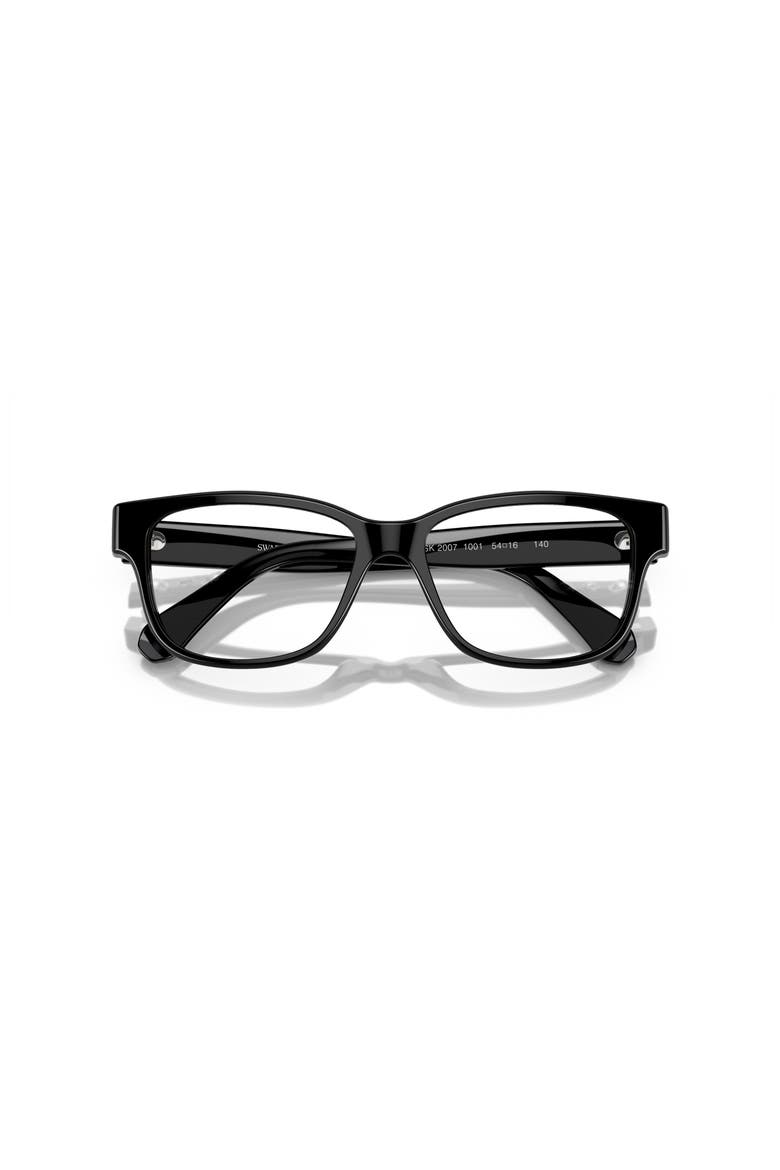 52mm Rectangle optical glasses, Alternate, color, Black