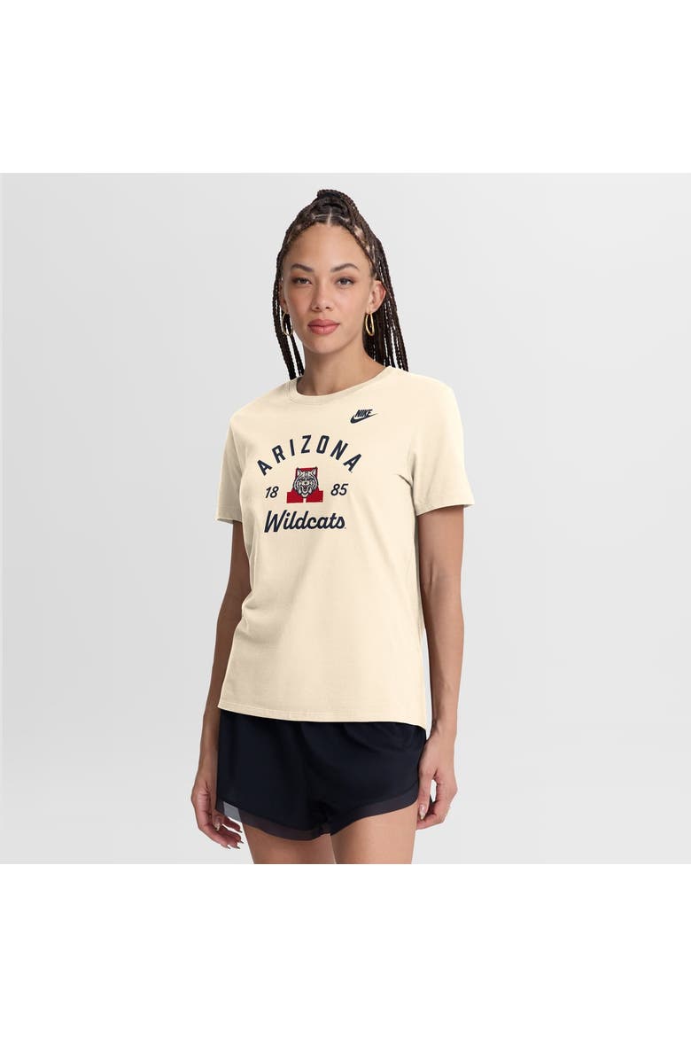 Women's Nike Natural Arizona Wildcats Legacy Team Name T-Shirt, Main, color, Natural