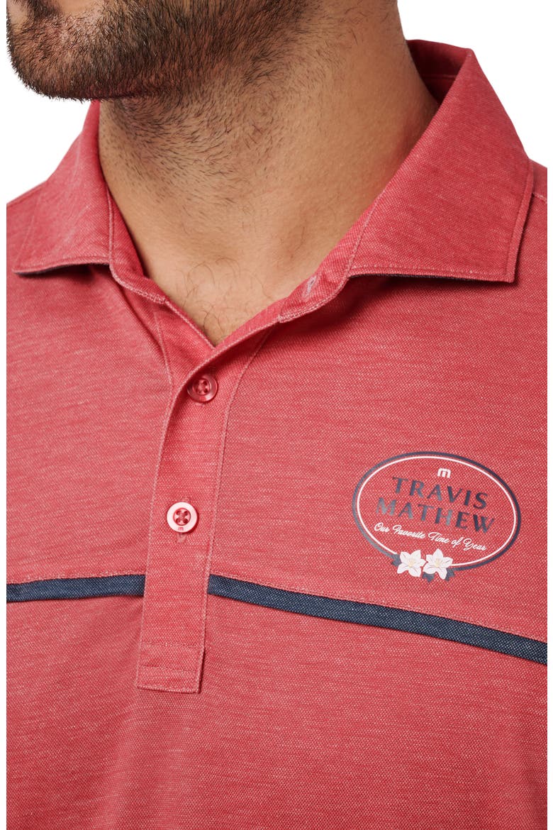 North Gate Polo, Alternate, color, HEATHER AZALEA