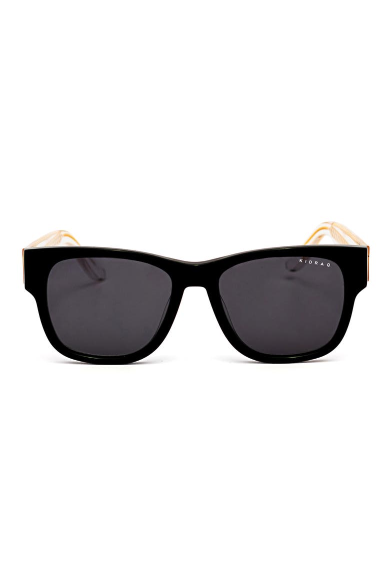 Hollywood Star 48mm Square Sunglasses, Main, color, DARK KNIGHT