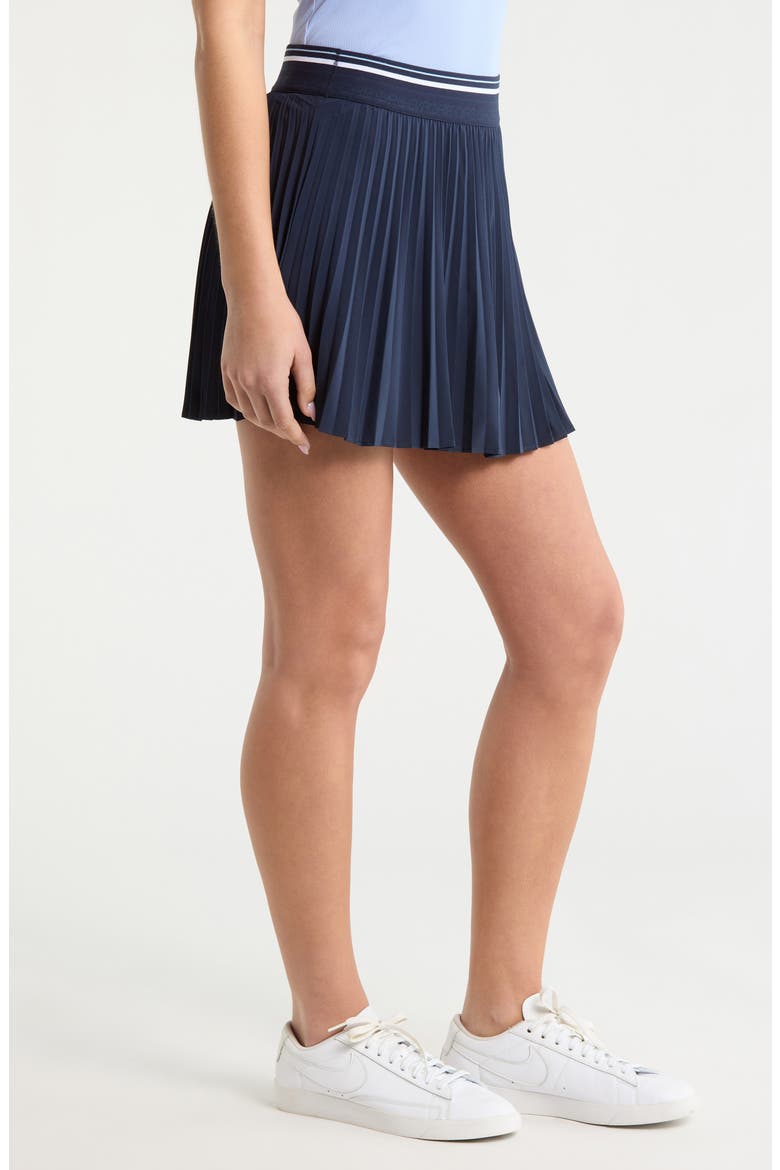 Micropleat High Rise Stretch Woven Golf Skort, Alternate, color, TWILIGHT