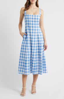 Ardena Organic Cotton Ginghanm Dress