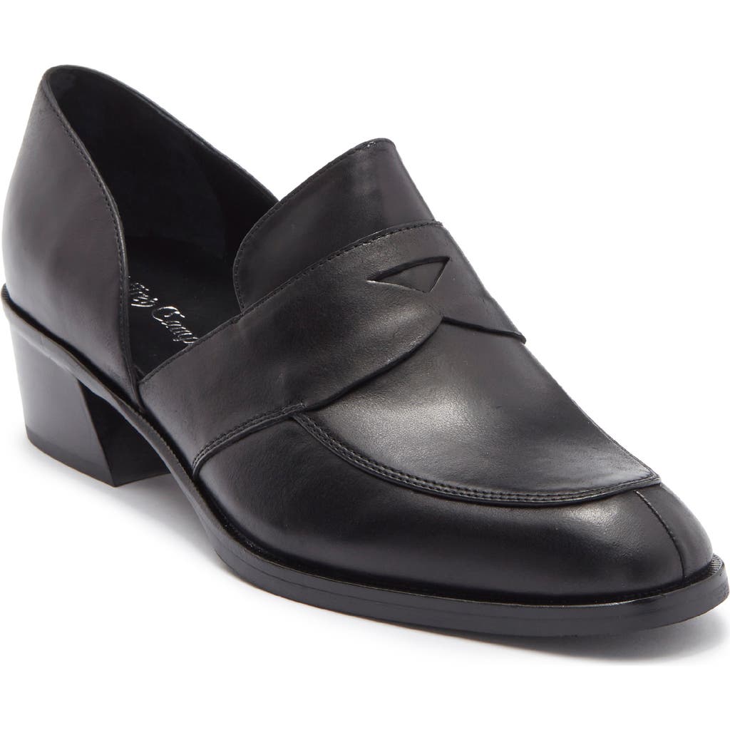 Jeffrey Campbell Empirical D'orsay Penny Loafer In Black