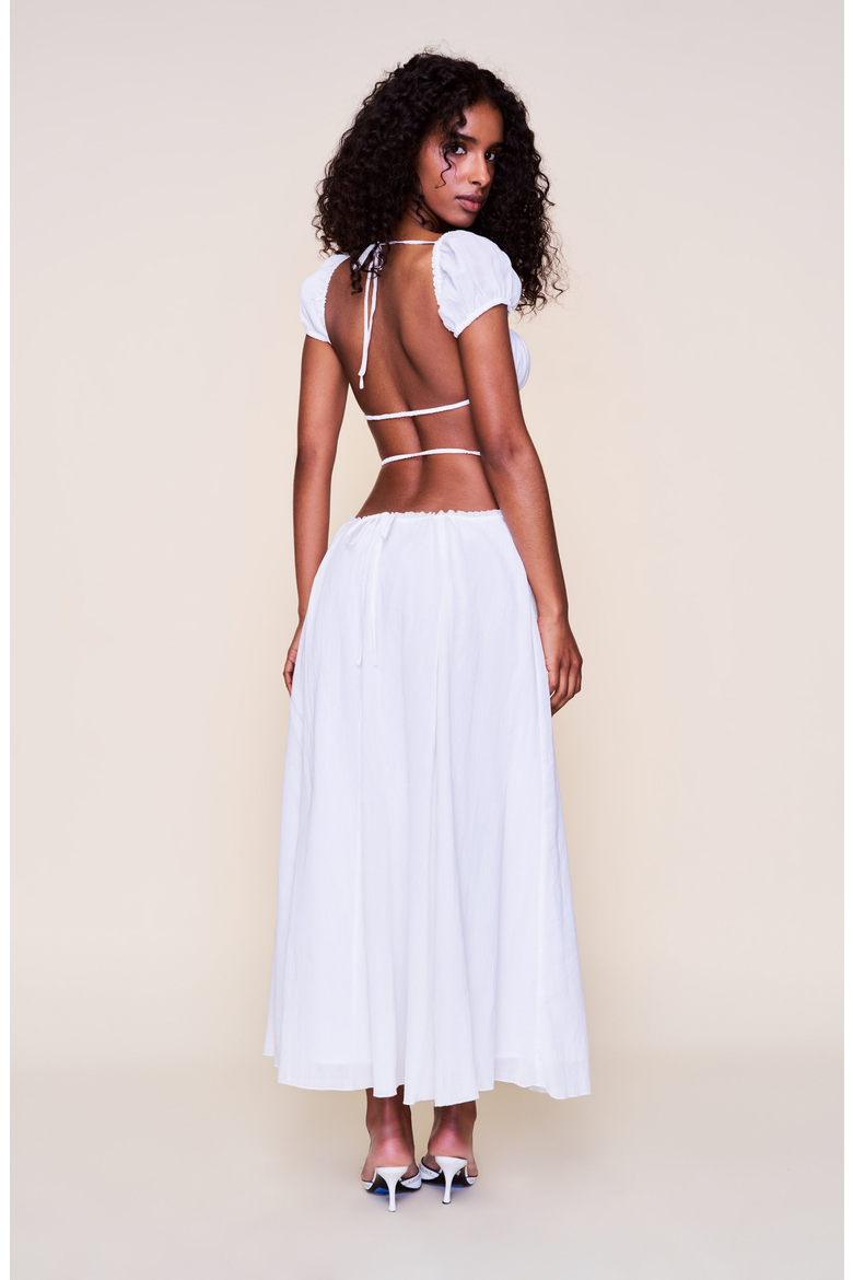 Formentera Maxi Dress, Alternate, color, White