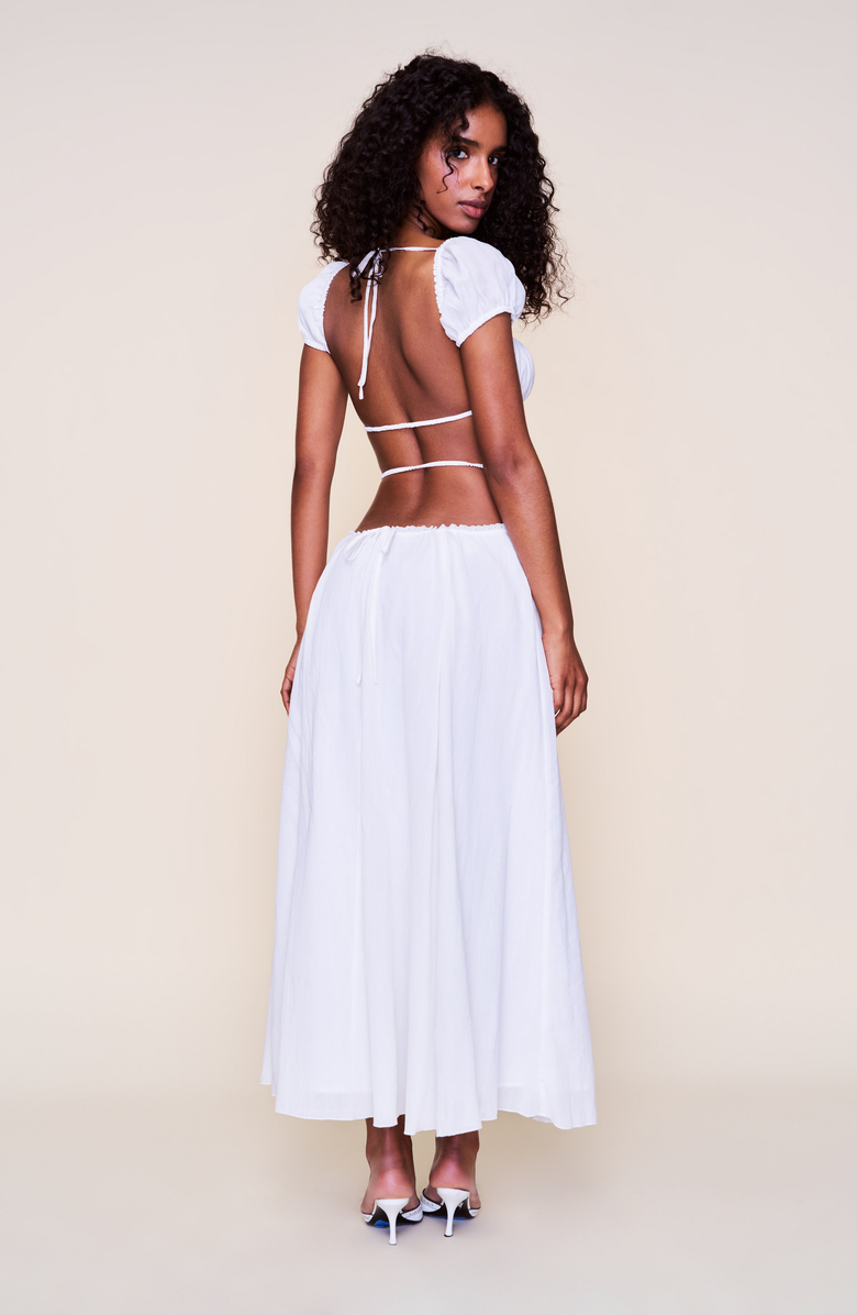 Guizio Formentera Maxi Dress, Alternate, color, White