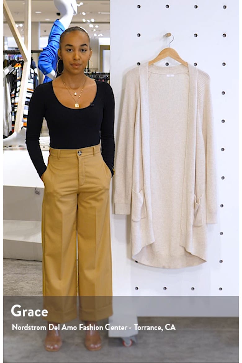 Longline Open Cardigan video