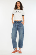 KanCan Charly Low Slung Barrel Jeans