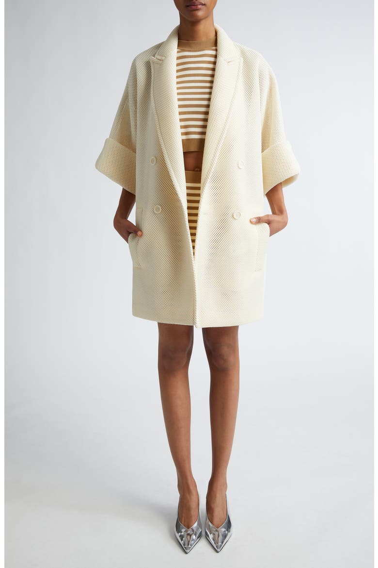 Domizia Stripe Sweater Skirt, Alternate, color, HONEY