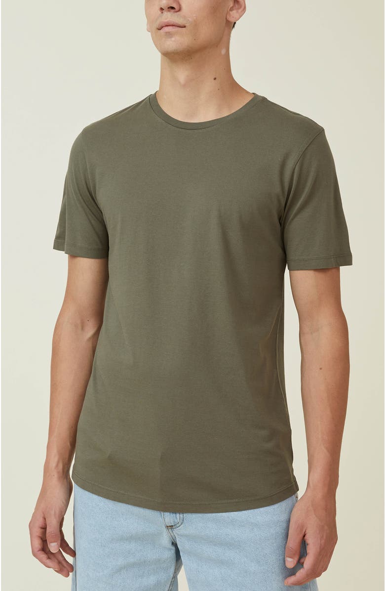 Cotton On Men's Organic Longline T-Shirt, Main, color,