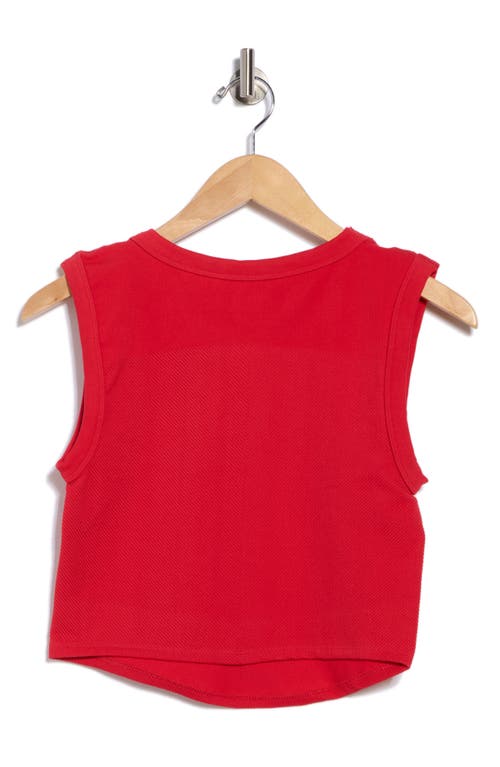 Free People Fp Movement Free Throw Crop Muscle Tank Top In Red
