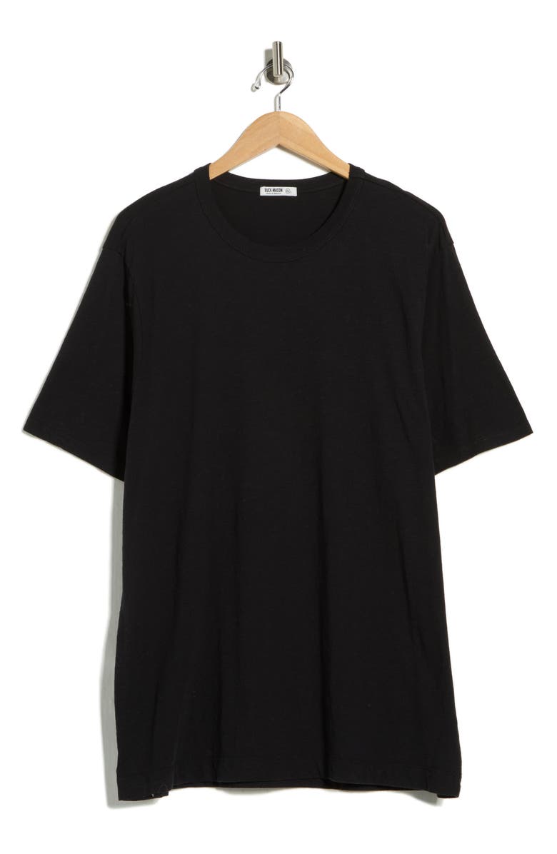 BUCK MASON Slub Cotton T-Shirt, Main, color, Black