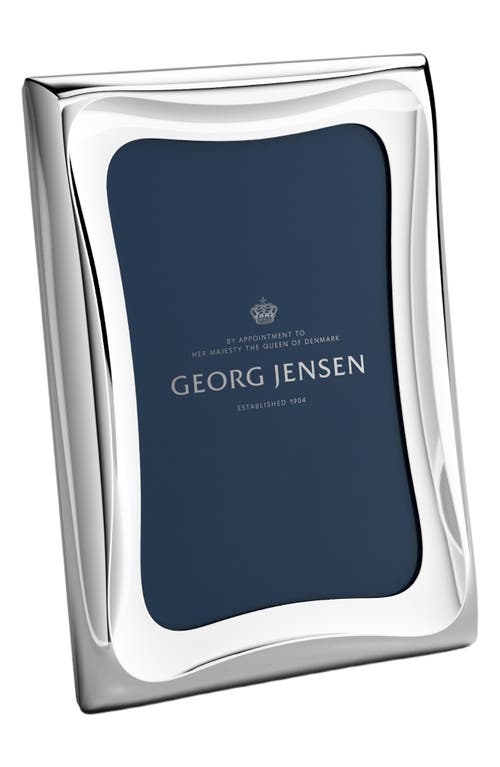 Georg Jensen Cobra Stainless Steel Picture Frame In Silver
