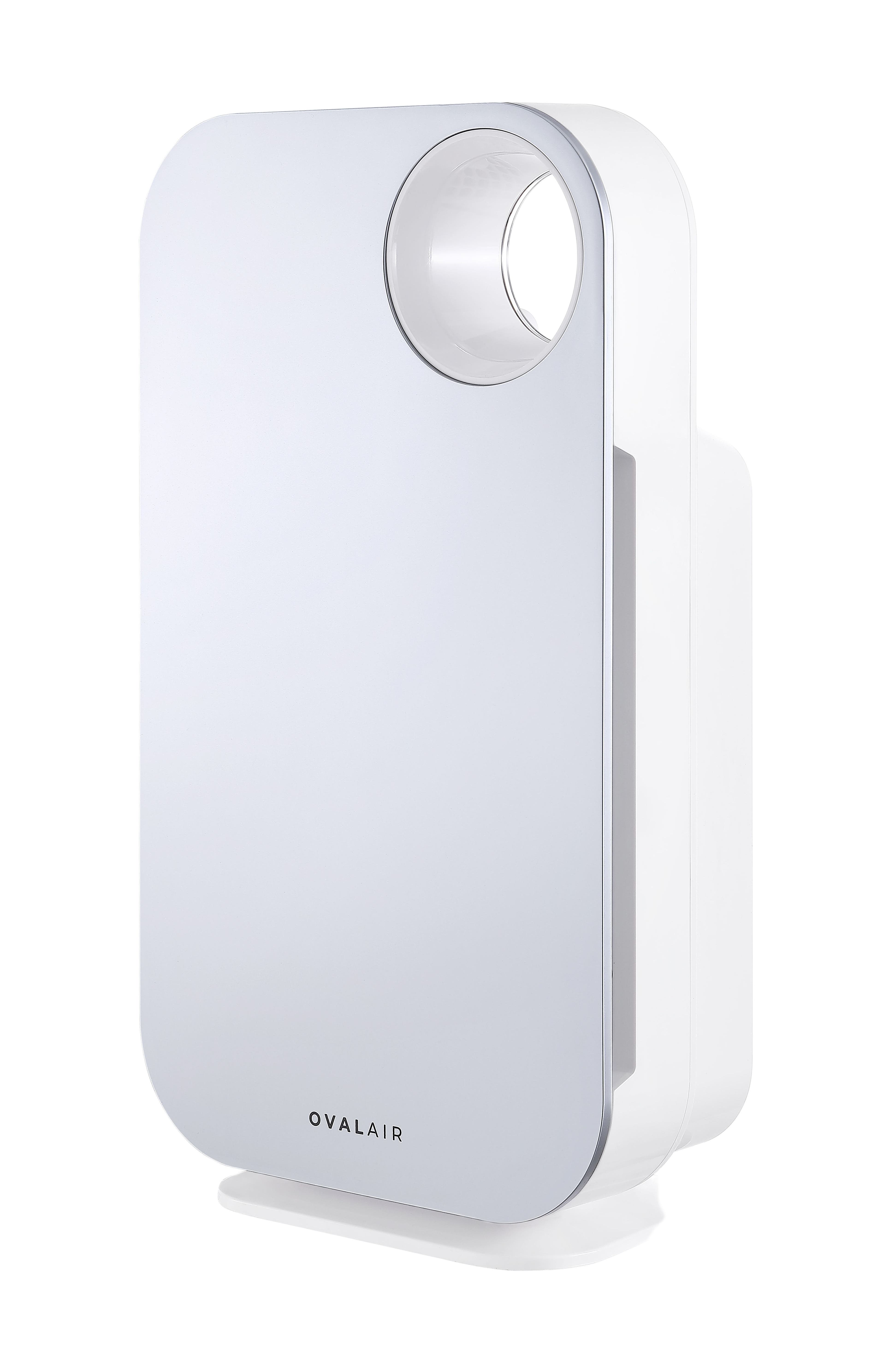 Oval Air 3-Stage True HEPA Air Purifier in Silver 