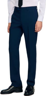 SANDRO Wool suit trousers