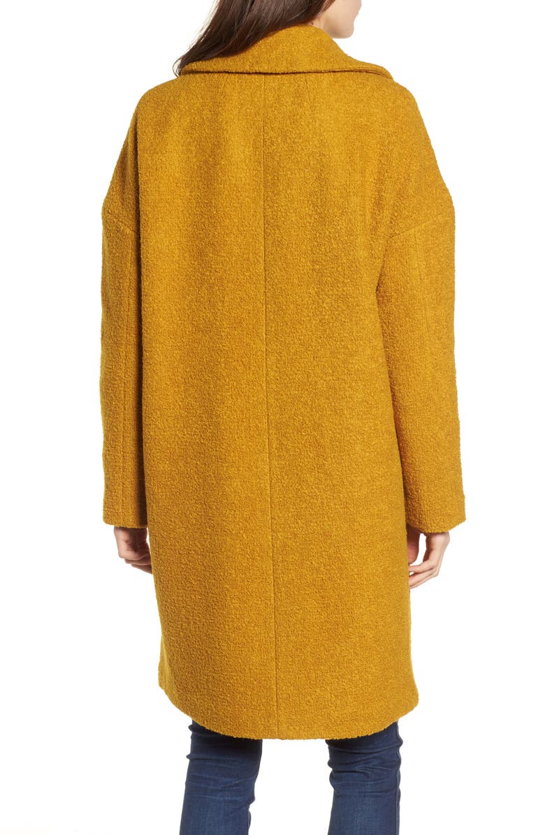 Madewell Double Breasted Bouclé Coat, Alternate, color,