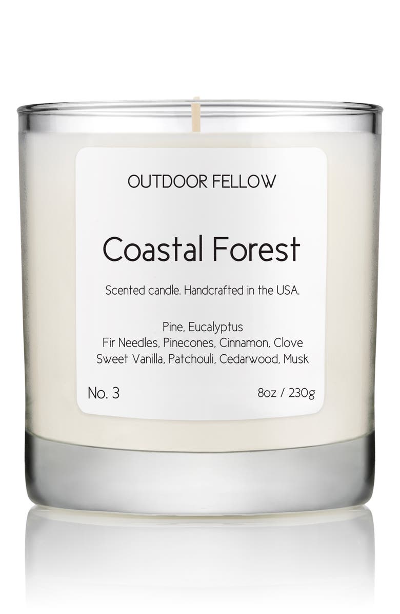 Outdoor Fellow No. 3 Coastal Forest Scented Candle, Main, color,