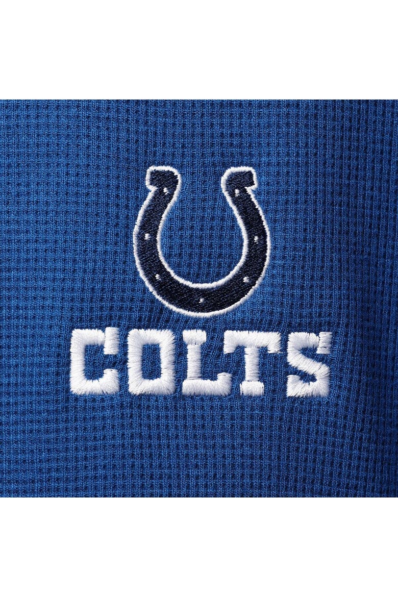 Men's Dunbrooke Royal Indianapolis Colts Logo Maverick Thermal Henley Long Sleeve T-Shirt, Alternate, color, Royal