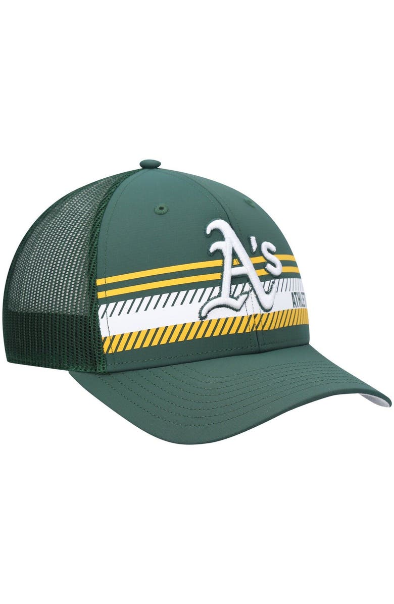 '47 Men's '47 Green Oakland Athletics Cumberland Trucker Snapback Hat, Alternate, color, Green