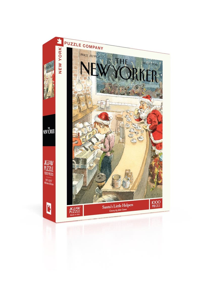 NEW YORK PUZZLE COMPANY Santa's Little Helpers 1000 Piece Puzzle, Alternate, color, NO COLOR
