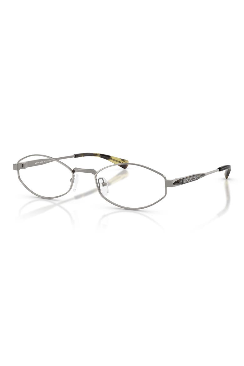 Palo Alto 56mm Oval Sunglasses, Alternate, color, SHINY GUNMETAL / OLIVE