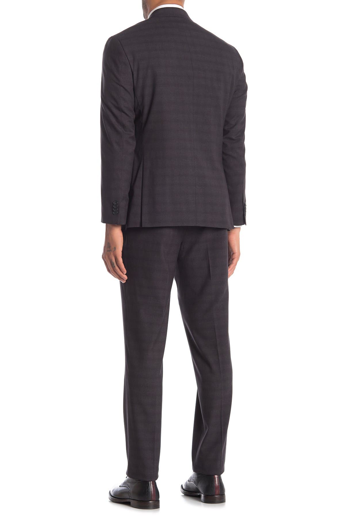 Reaction Kenneth Cole Plaid Techni-Cole Performance Slim Fit Suit (Men ...