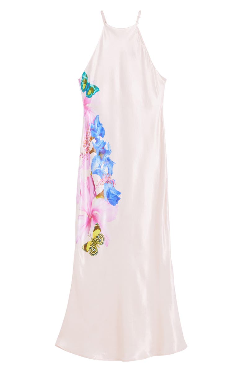 Desigual Sleeveless Satin Dress, Alternate, color, 