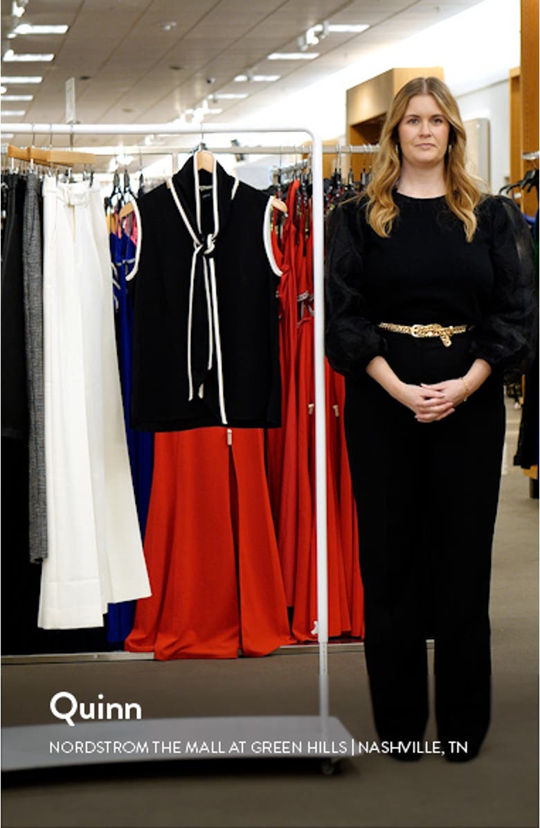 Tie Neck Sleeveless Top, sales video thumbnail