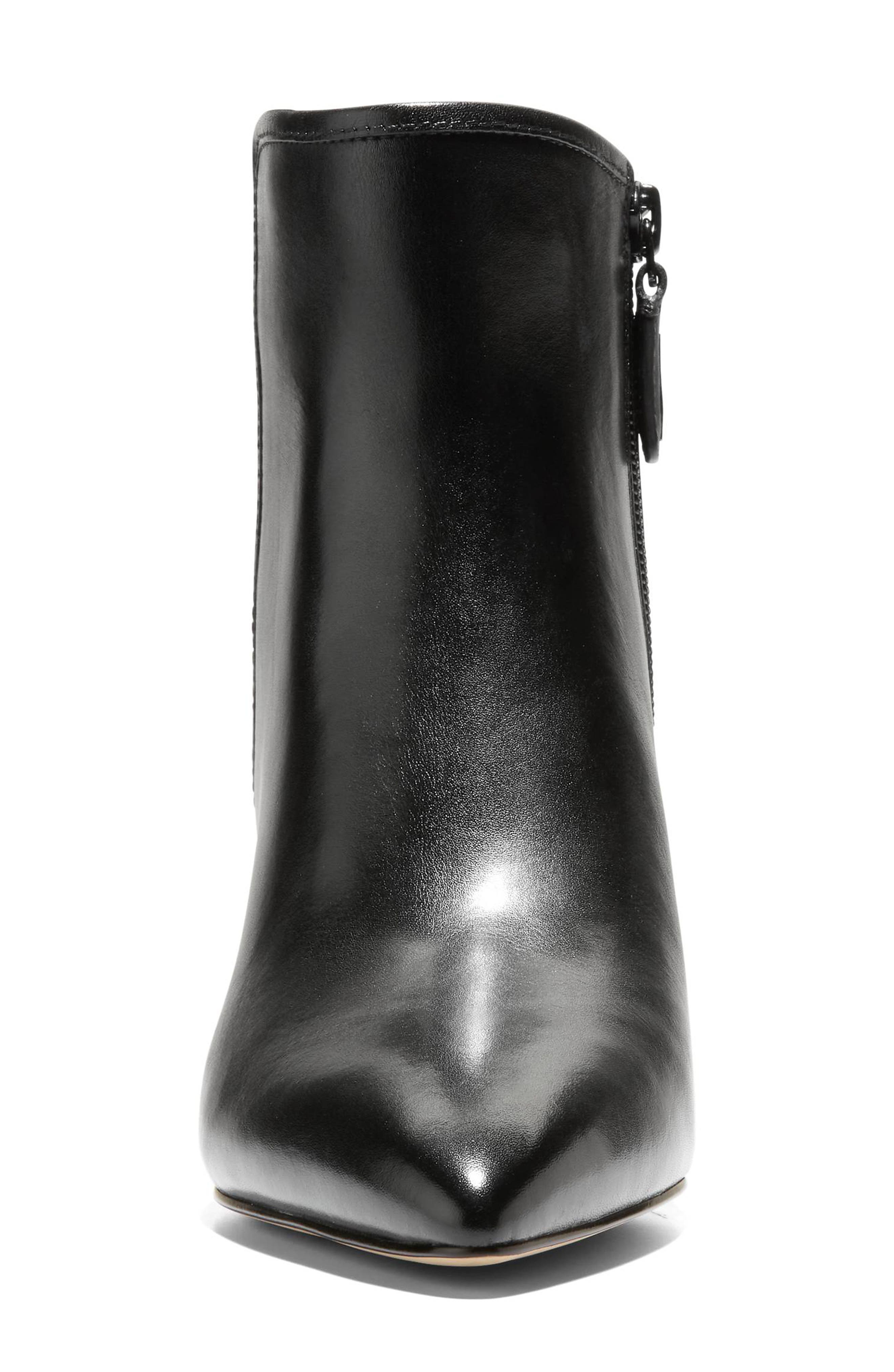 Cole Haan Eanna Ankle Bootie, Alternate, color, Black Leather