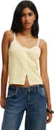 Cotton On Women's Knit Button Through Cami