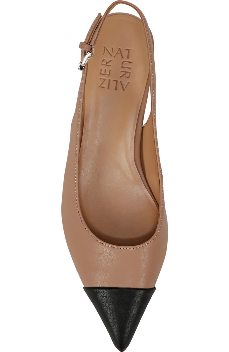 Naturalizer Gazing Slingback Pump, Alternate, color, Taupe Faux Leather