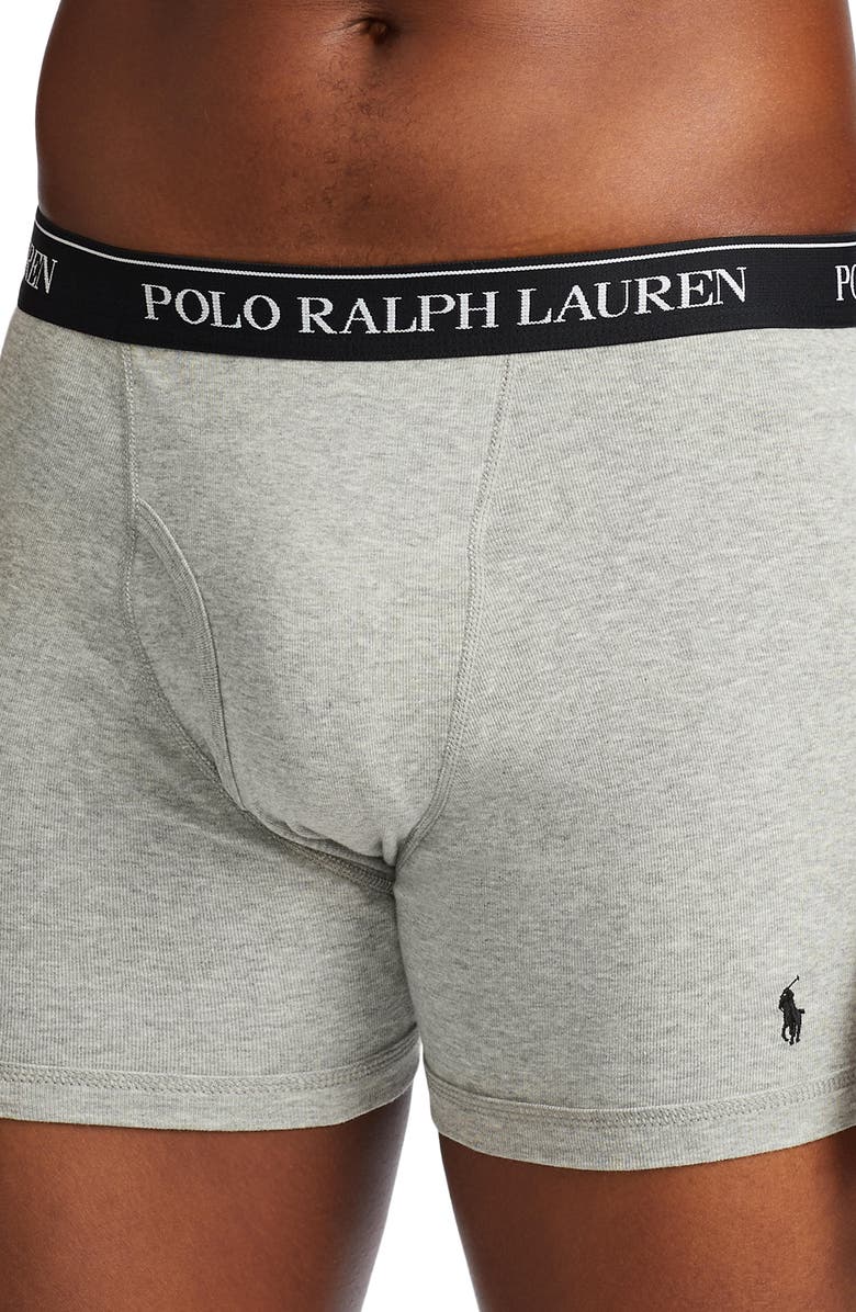 Polo Ralph Lauren Assorted 3-Pack Wicking Boxer Briefs, Alternate, color, Multicolor