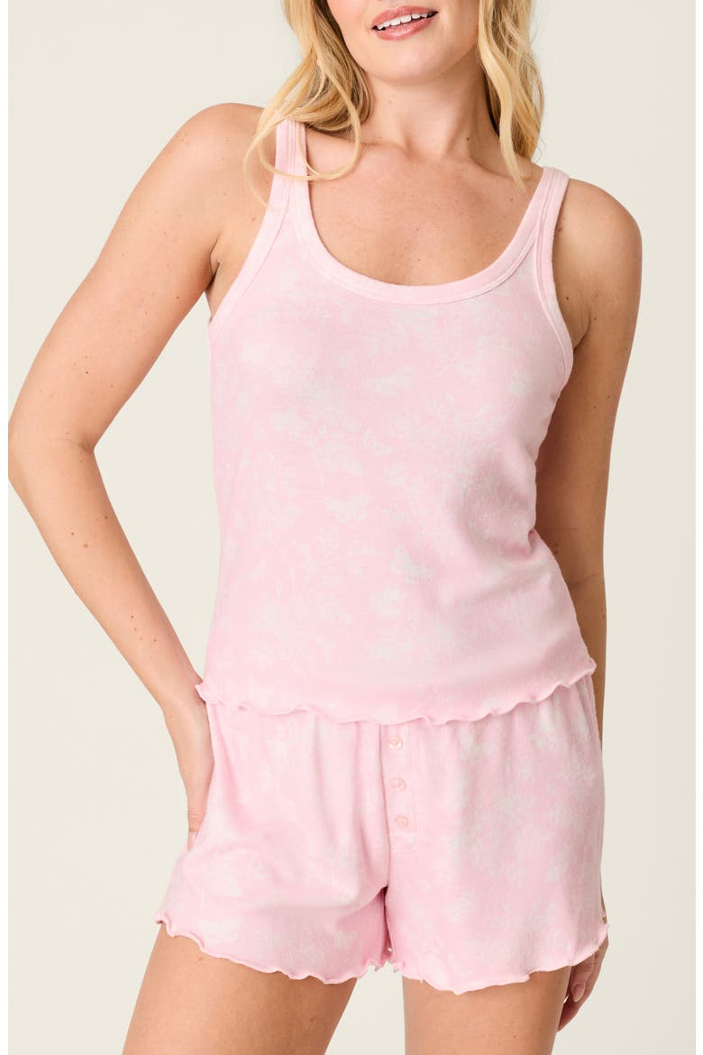 Peachy Mix & Match Tank Pajamas, Main, color, BABY PINK