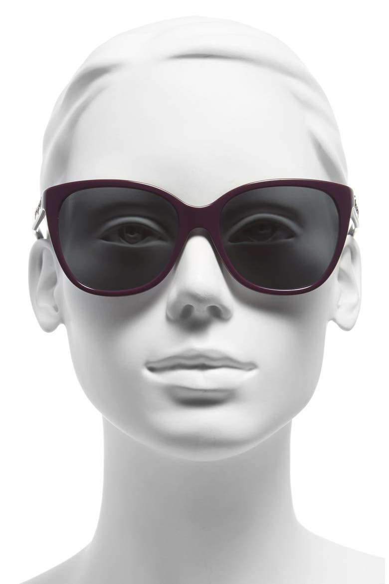 Rock Icons 57mm Sunglasses, Alternate, color, VIOLET/ GREY