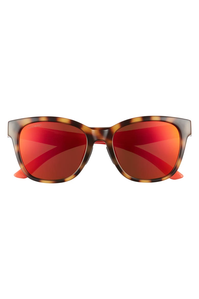 Caper 53mm ChromaPop™ Square Sunglasses, Alternate, color, HAVANA RISE