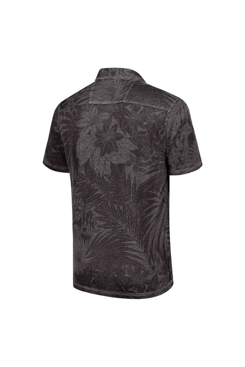 Men's Tommy Bahama  Black Tennessee Volunteers Sport Santiago Paradise Polo, Alternate, color, Black