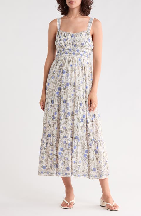 Strappy Tiered Maxi Dress