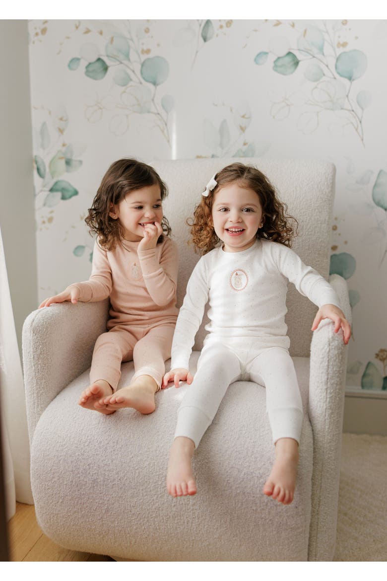 Speckled Bunny Collection - Pajamas, Alternate, color, Pink