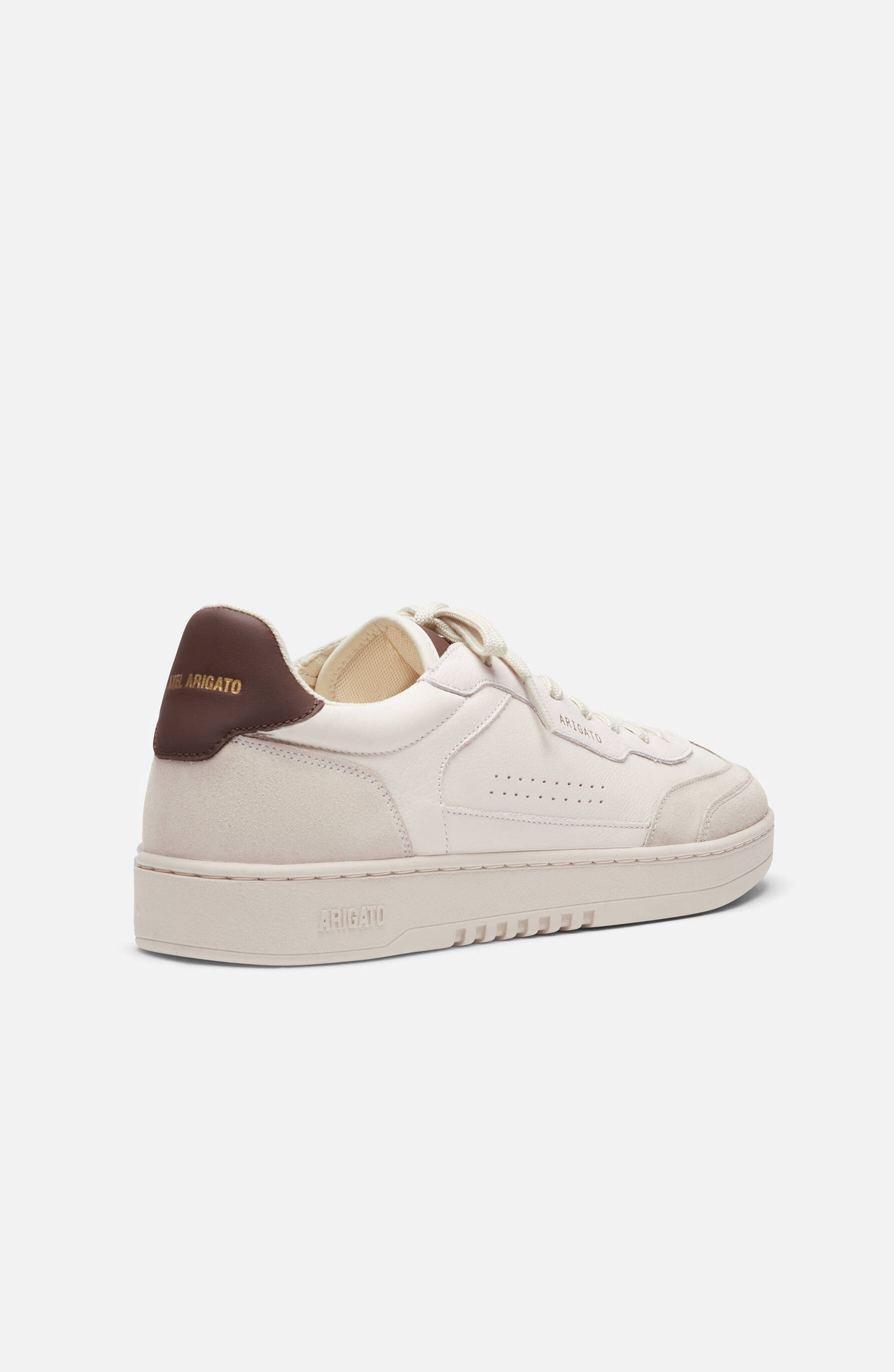 Dice T-Toe Leather Sneaker - Men's, Alternate, color, Light Beige/Brown