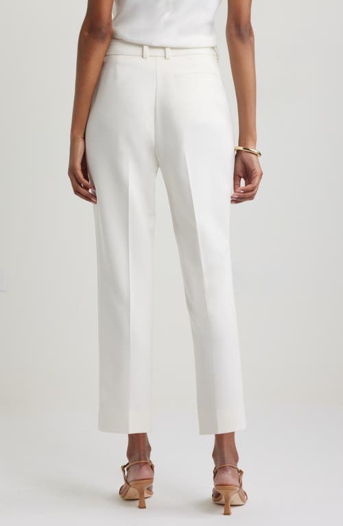 Nordstrom Slim Fit Crop Pants In Ivory Tofu