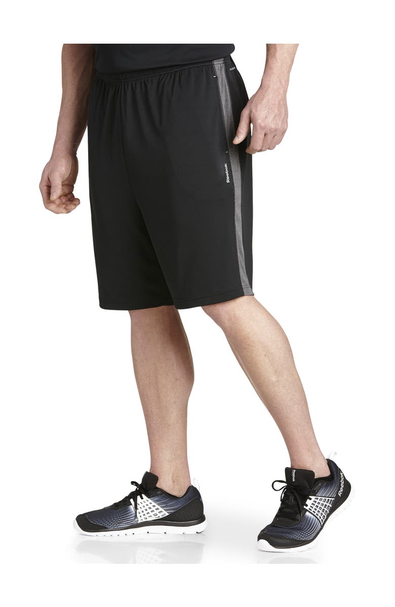 Reebok Performance Insert Tech Athletic Shorts, Alternate, color, Black Grey