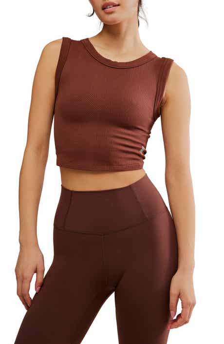 Free People FP Movement Free Throw Crop Muscle Tank Top