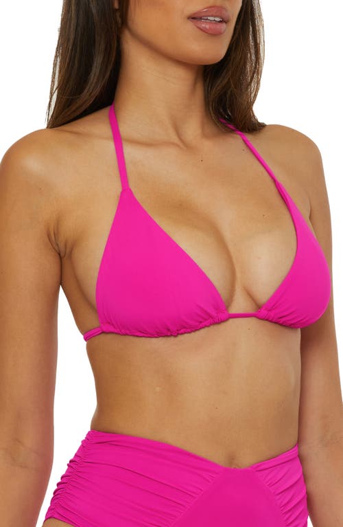 BECCA BECCA 'COLOR CODE' TRIANGLE BIKINI TOP 