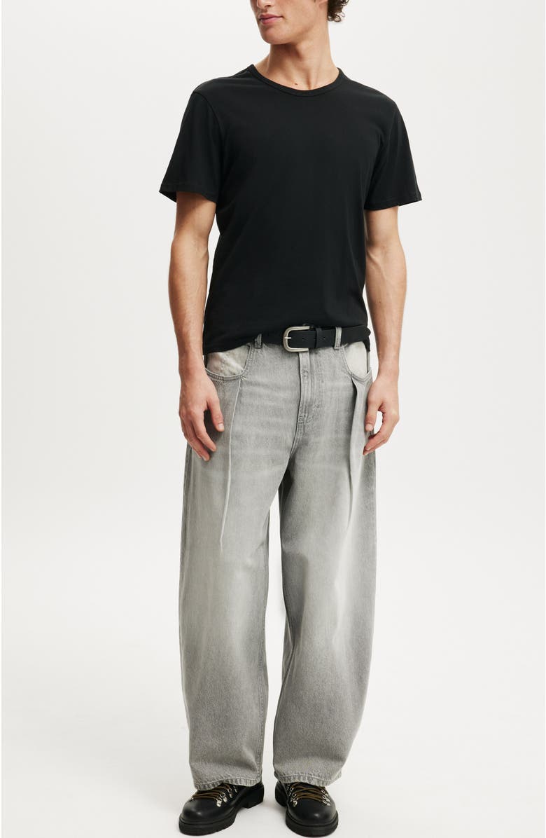 Cotton On Men's Baggy Balloon Jean, Alternate, color, Pleat Shady Grey