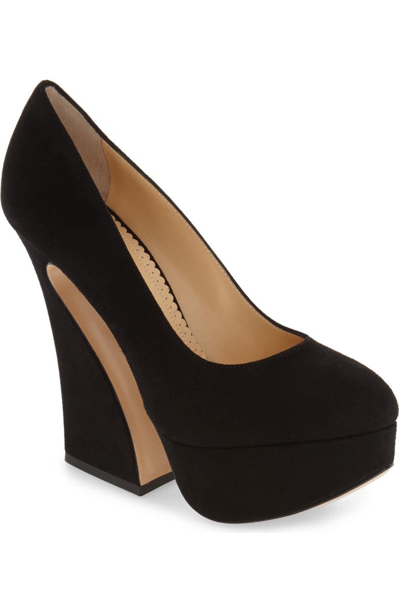 Charlotte Olympia 'Millicent' Platform Pump, Main, color,